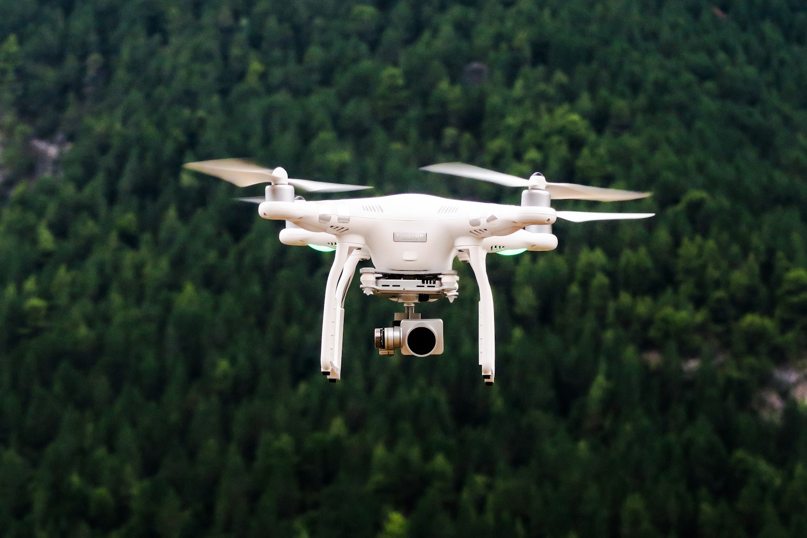 Aggregate stockpiles measured for volume using drone survey data